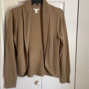 Camel colored H&M cardigan.